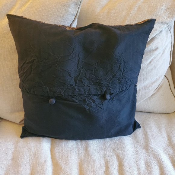 Handmade Vintage Asian Decor Silk Throw Pillow 17\